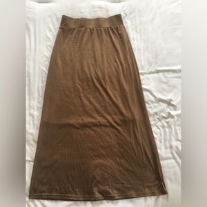 Inherit Clarise Taupe Maxi Skirt